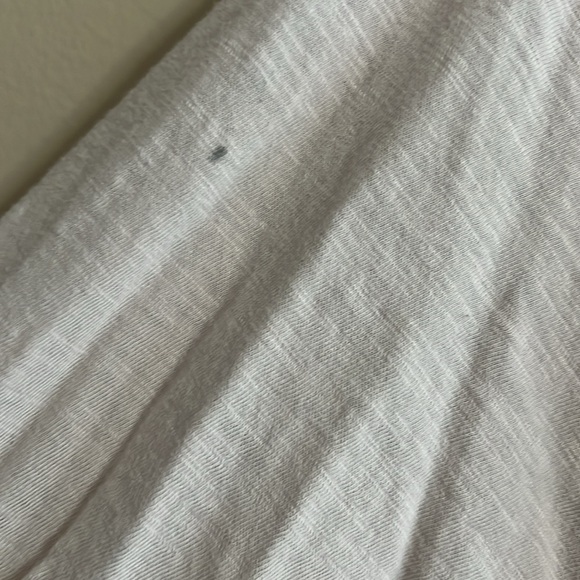 Free People True Perfection High Low Cotton Paisley Blouse in Almond Milk - Picture 7 of 10